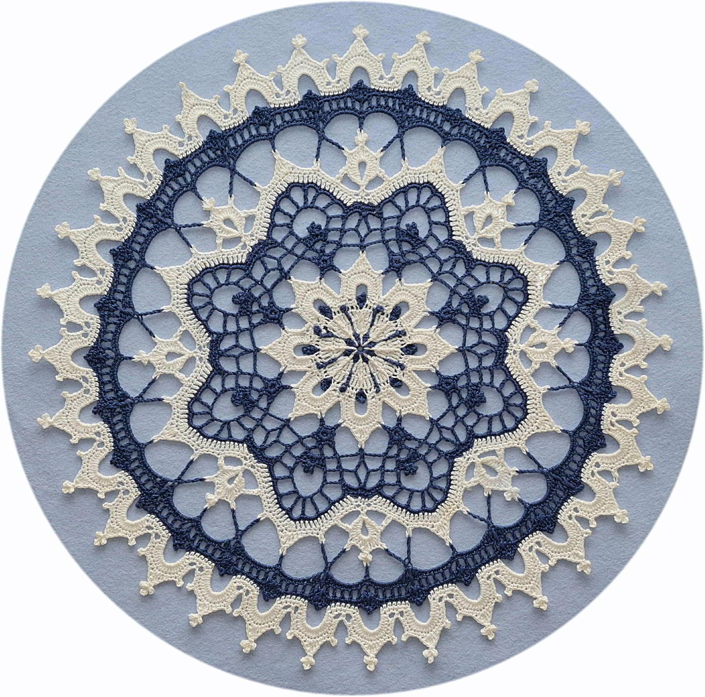 True North Doily flat